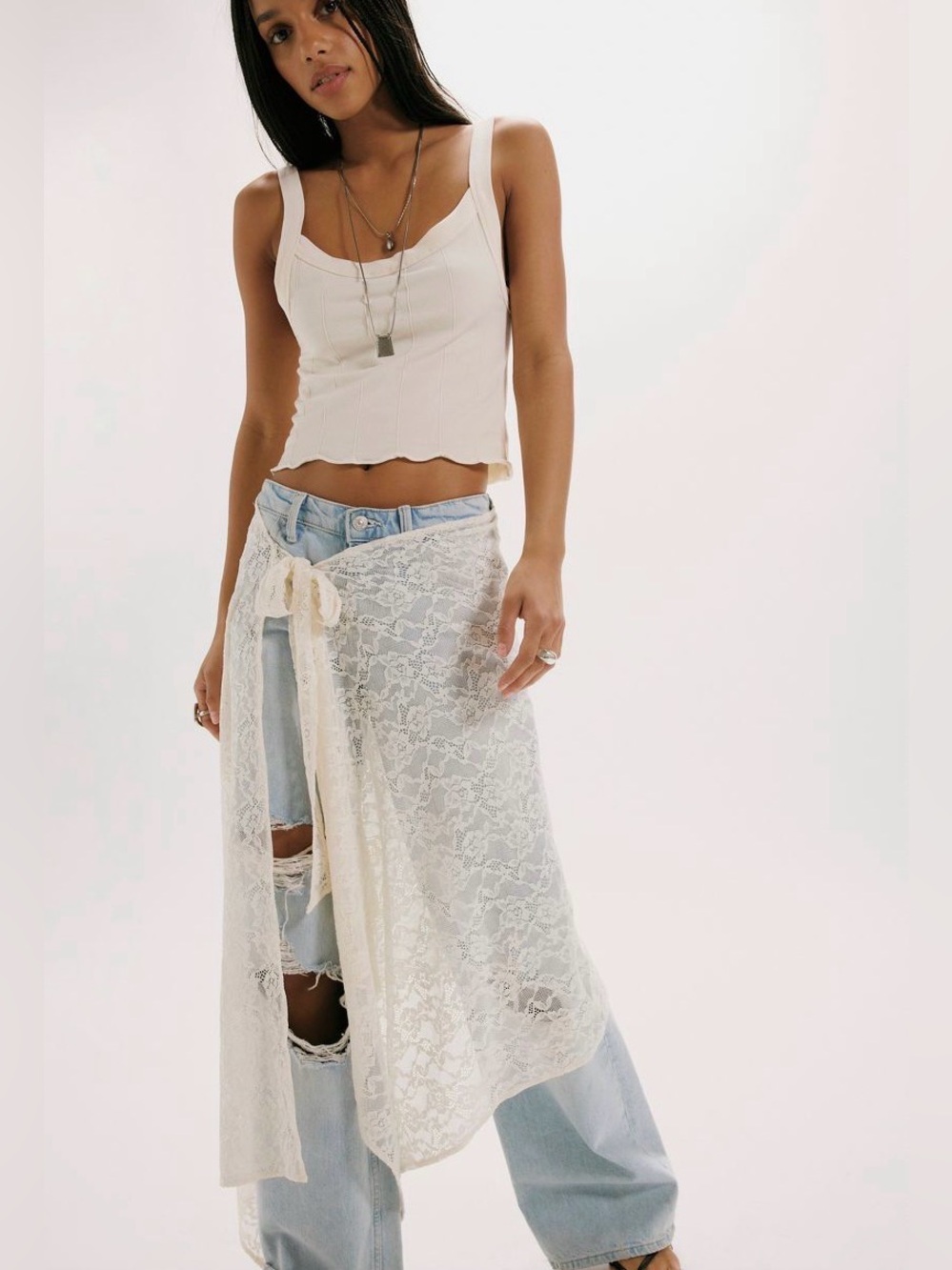 Free People Bali Lace Sarong